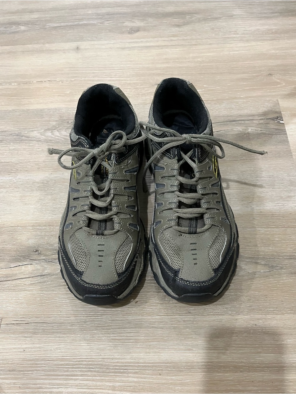 Skechers Tan and Black Men's Athletic Shoes